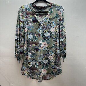 lildy split sleeve tunic l- xlarge